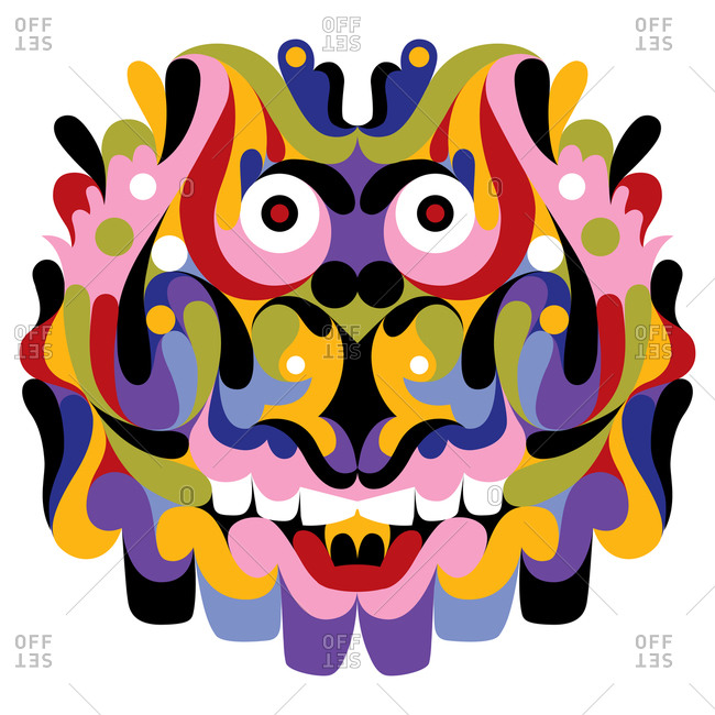 Colorful Cheshire cat