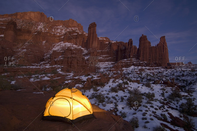 camping in Moab