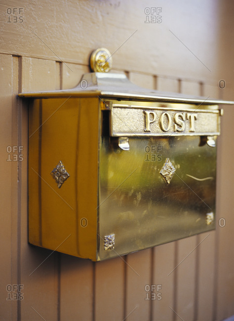 A letterbox outdoors
