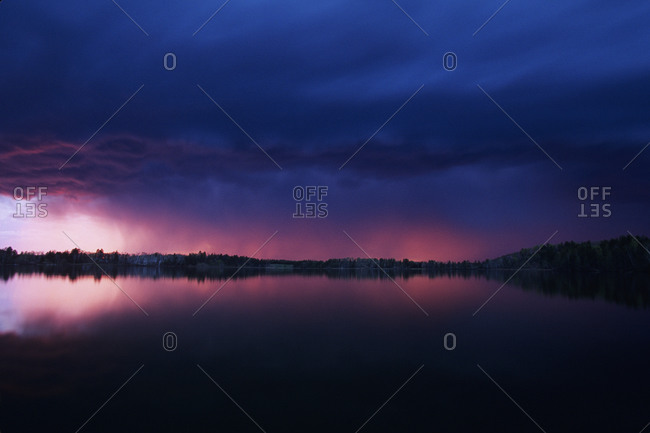 Evening Light Under Thunderstorm