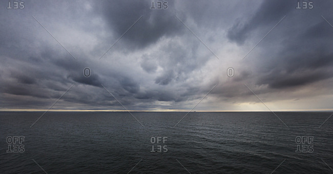 Stormy Sky Over The Sea