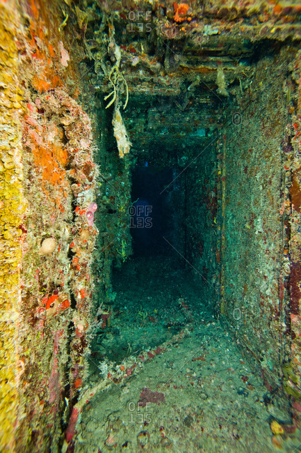 Spiegel grove shipwreck in Key Largo, Florida