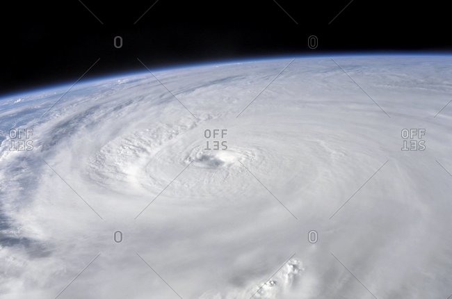 Hurricane Ivan, taken from the International Space Station, September 13, 2004