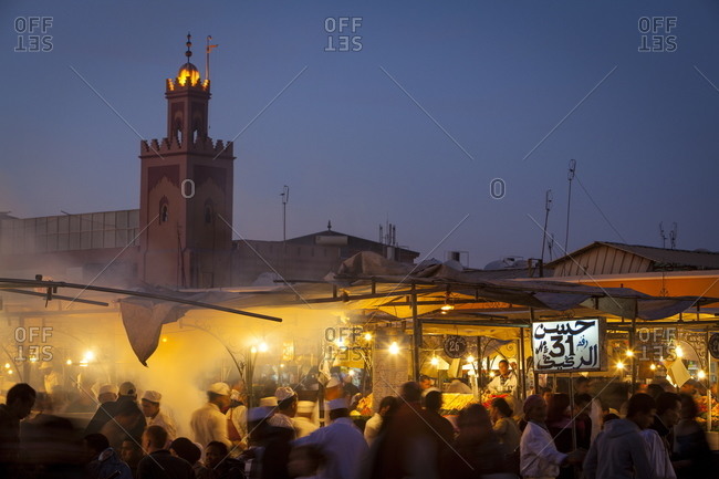 Djemaa el-Fna Square, The Medina, Marrakesh, Morocco, North Africa, Africa