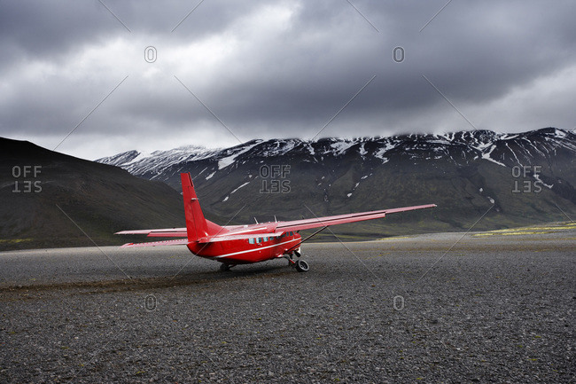 Crashed Airplane in Icelandic Highlands, Iceland