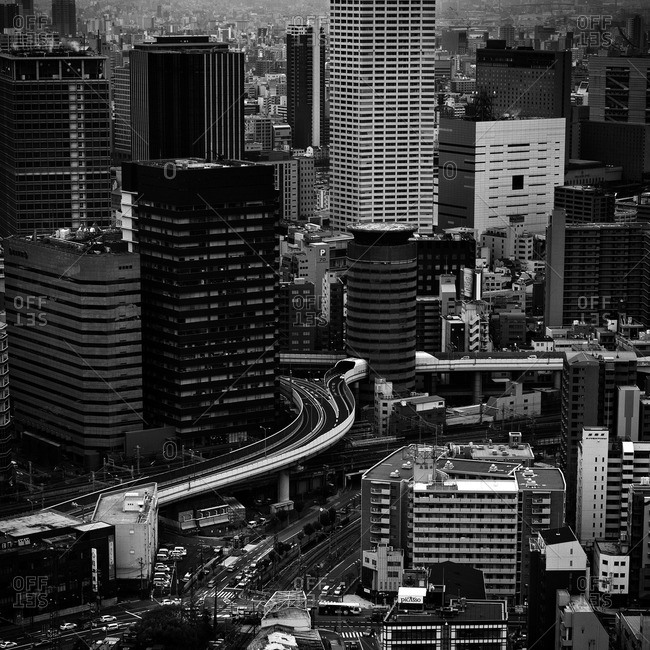 Osaka cityscape, Japan