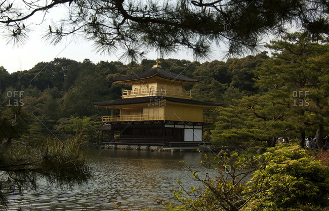 Kinkakuji, The Golden Pavilion in Kyoto, Japan