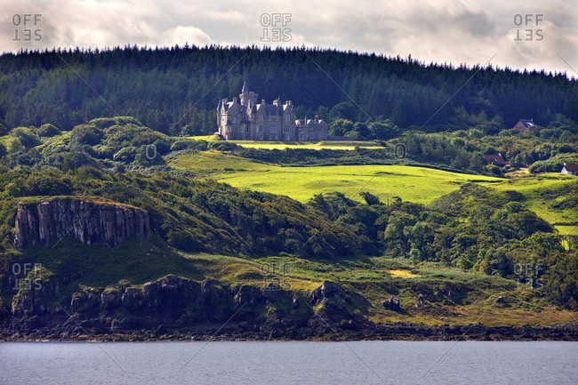Glengorm Castle on the Island of Mull, Scotland