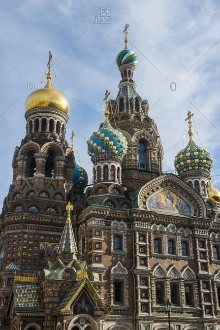 Church of the Savior on Spilled Blood, UNESCO  World Heritage Site, St. Petersburg, Russia, Europe