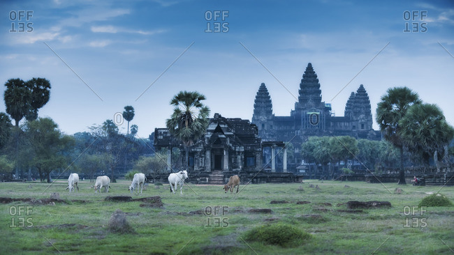 Temple Complex of Angkor Wat, Angkor, Siem Reap, Cambodia, Indochina, Southeast Asia, Asia