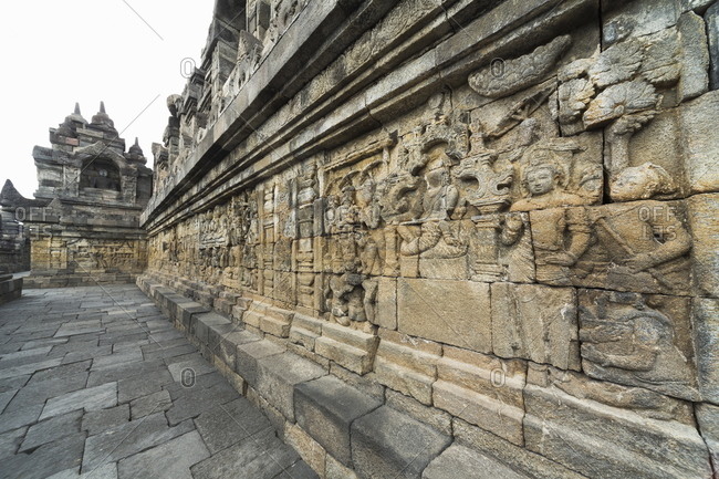 Borobudur Buddhist Temple, UNESCO World Heritage Site, Java, Indonesia