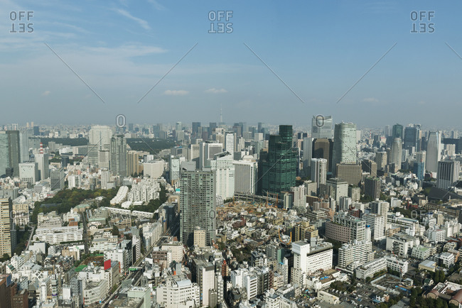 Skyline of Tokyo, Japan