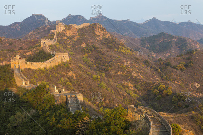 The Great Wall in Jinshanling, China