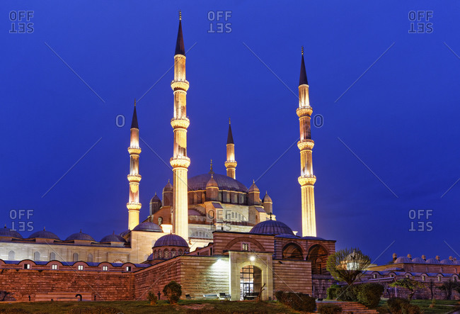 Exterior of Selimiye Mosque, Turkey