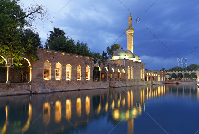 Pool of Abraham with Rizvaniye Mosque in background