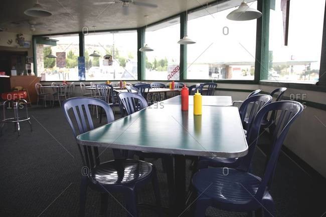 Empty diner in Vantage Washington