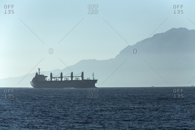 Cargo ship, Strait of Gibraltar