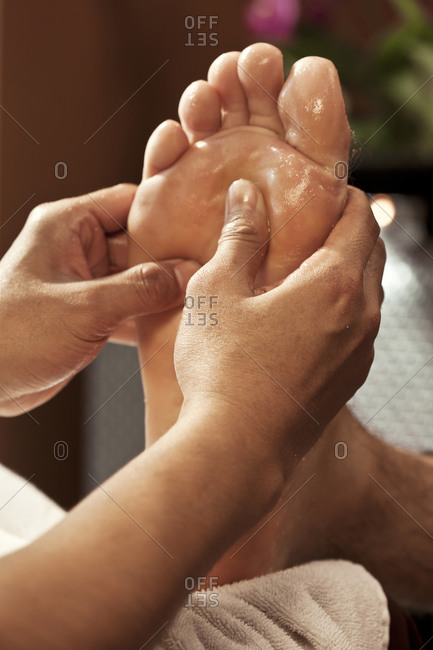 Salon , foot massage