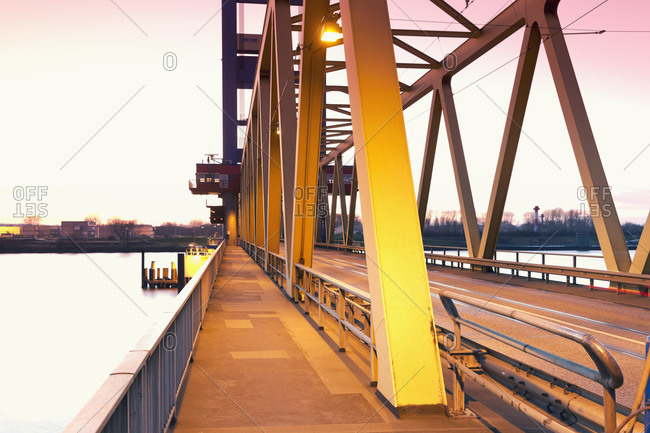 Bridge on the Elbe river