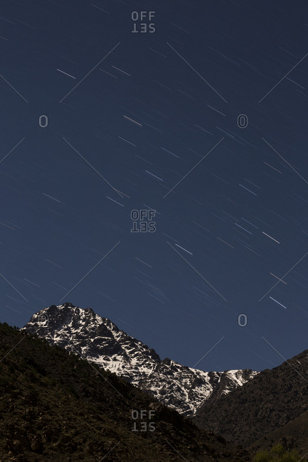 Starry sky in Toubkal National Park, Morocco