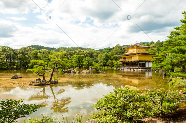 The Golden Pavilion in Kyoto, Japan