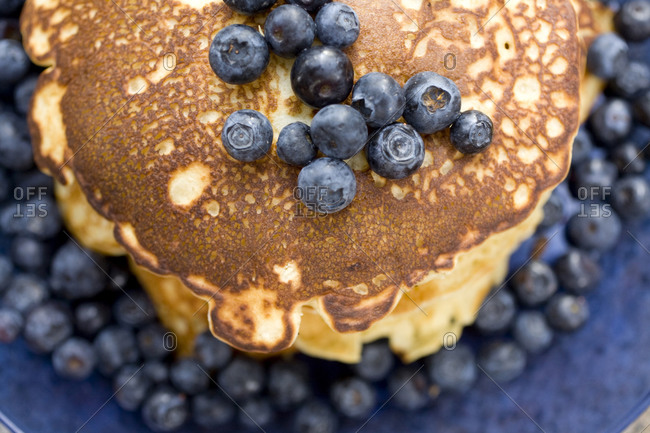Blueberry buttermilk pancakes