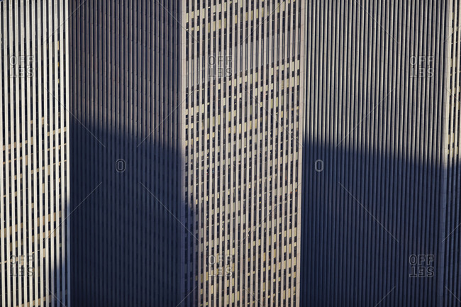 Detail of office buildings in New York City