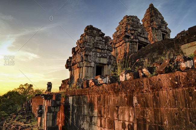 Sunset at Angkor Wat Temple Complex, Cambodia