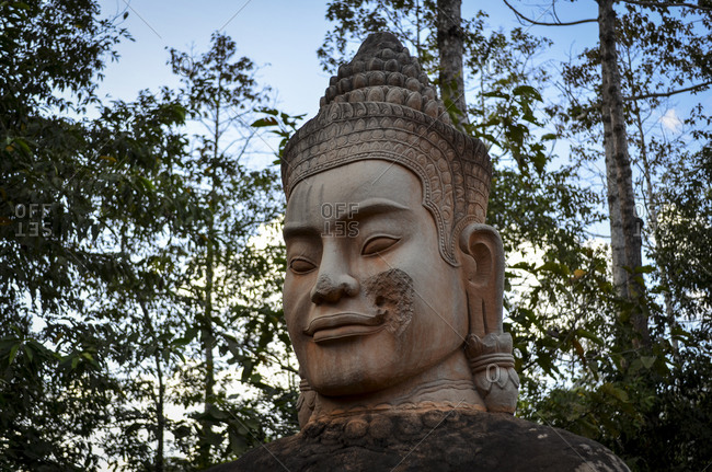Buddha statue at Angkor Wat Temple Complex, Cambodia