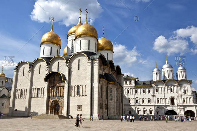 Cathedral of the Dormition in the Kremlin, Moscow, Russia
