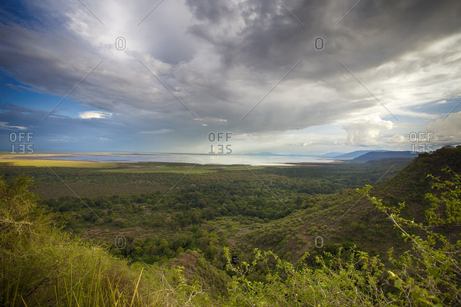 Landscape around Lake Manyara National Park, Tanzania