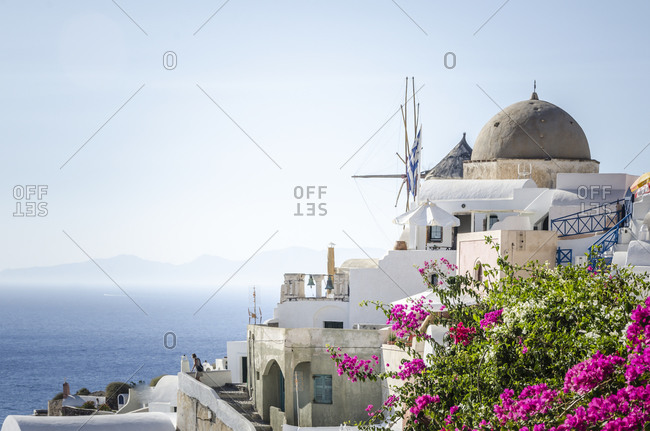 View to typical architecture, Santorini