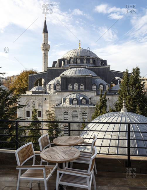 View of Kilic Ali Pasha Mosque, Karakoy, Istanbul, Turkey.