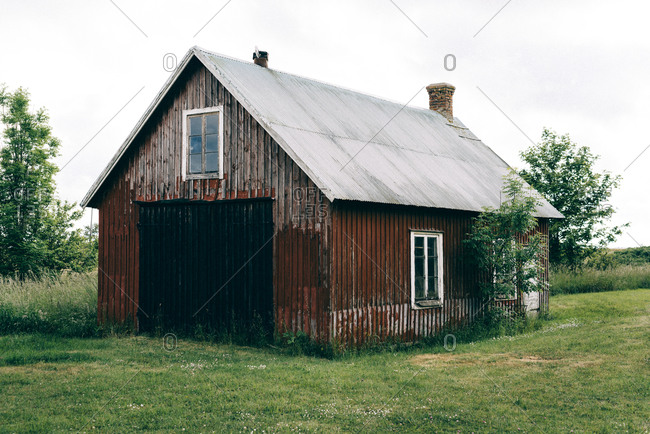 Old farm house in Oland, Sweden