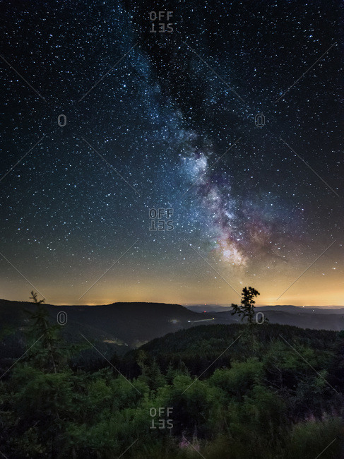 Milky Way over the Black Forest, Germany