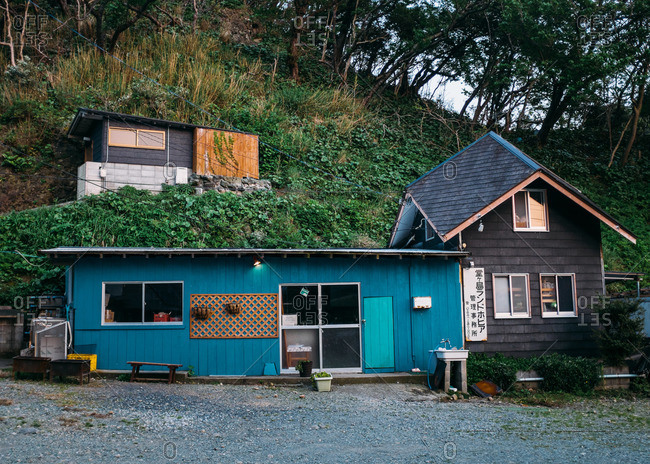 Rural business on the Izu peninsula in Japan