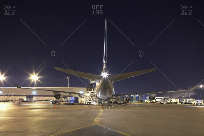 Cargo Plane, Pearson International Airport, Toronto, Ontario, Canada