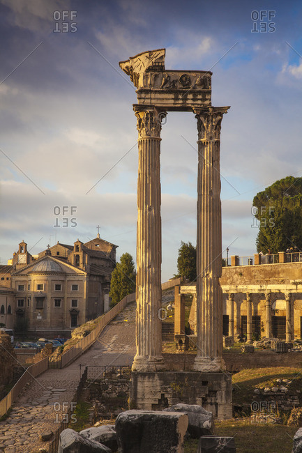 The Roman Forum, UNESCO World Heritage Site, Rome, Lazio, Italy