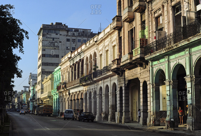Old colonial buildings, Havana vieja, La Havana, Cuba