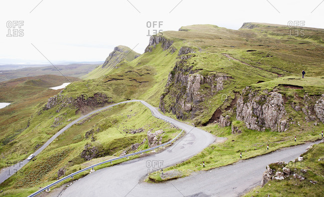 Road on Side of Cliff, Isle of Skye, Scotland