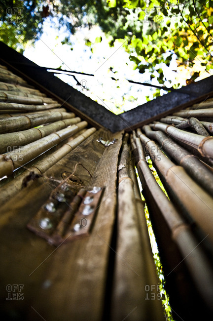 Detail of bamboo screen