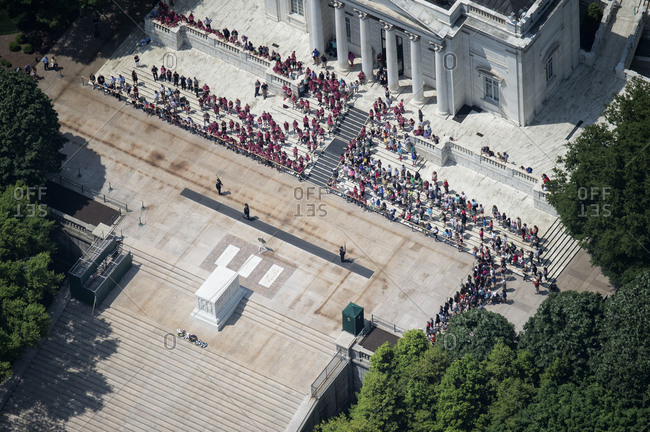 Crowd gathered to watch the Arsenal of Democracy, Washington D.C.