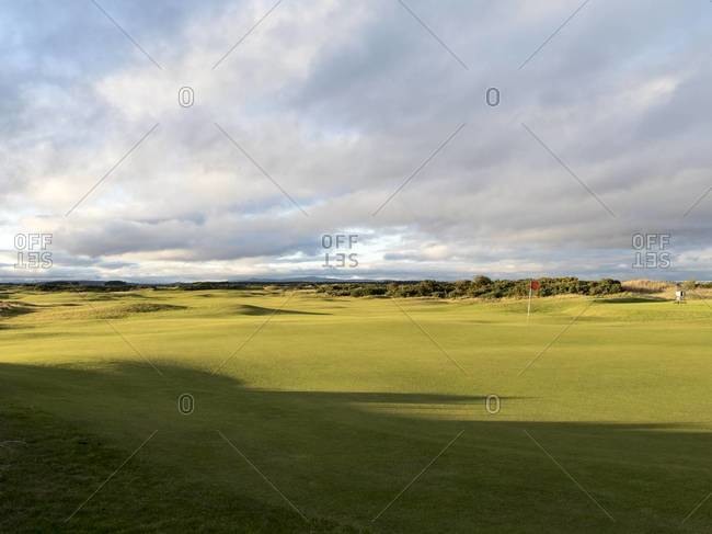 View of St. Andrews golf course in St Andrews, Fife, Scotland