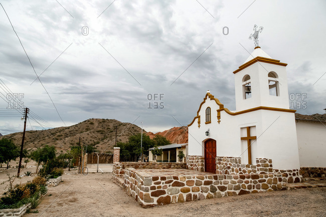Valles Calchaquies church between Cafayate and Cachi in Salta Province, Argentina
