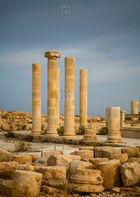 Herod Antipas Palace Triclinium where Salome danced in Mukawir, Jordan
