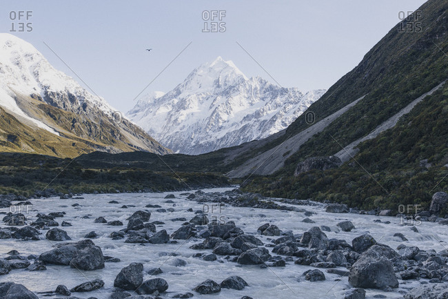 Mount Cook from Hooker Valley, South Island, New Zealand