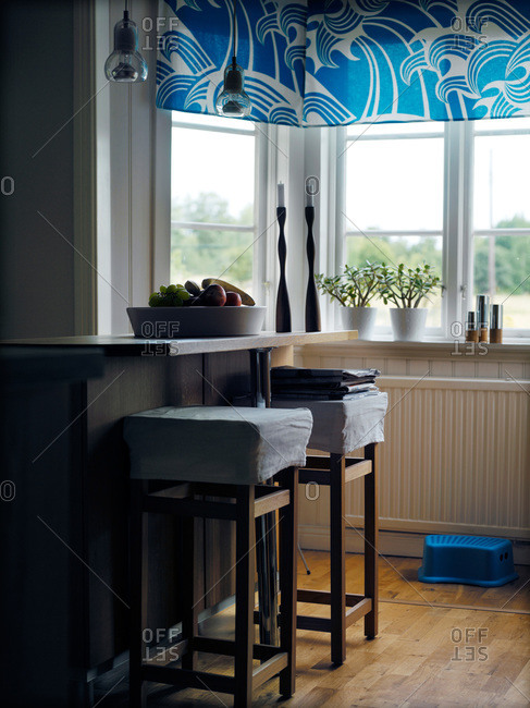 Interior of a domestic kitchen, Sweden