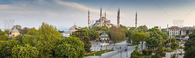 View of Haghia Sophia in Istanbul, Turkey