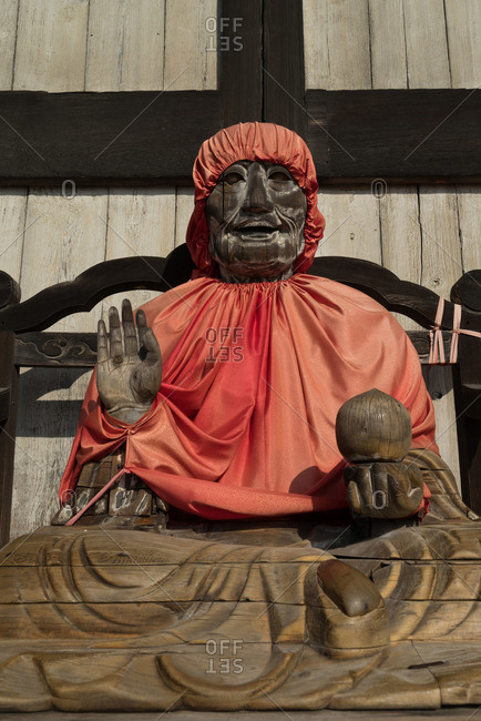 A Buddhist statue in Japan