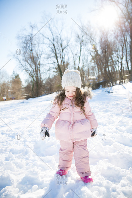 little girl snowsuit